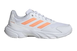 Женские теннисные кроссовки Adidas CourtJam Control 3 W - cloud white/beam orange/crystal white
