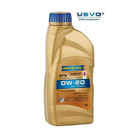 EFS EcoFullSynth 0W-20 RAVENOL Моторное масло 1 Литр