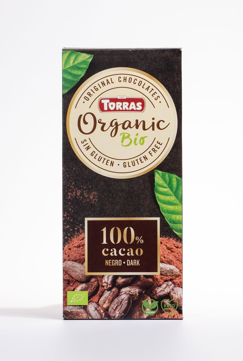 Шоколад Torras bio темный 100%, 100 г