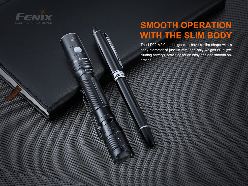 Фонарь Fenix LD22 V2.0 (без аккумулятора в комплекте)