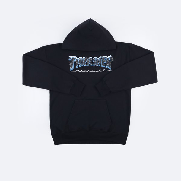 Худи Thrasher Black Ice Hood (black) артикул: - купить в магазине Дайс