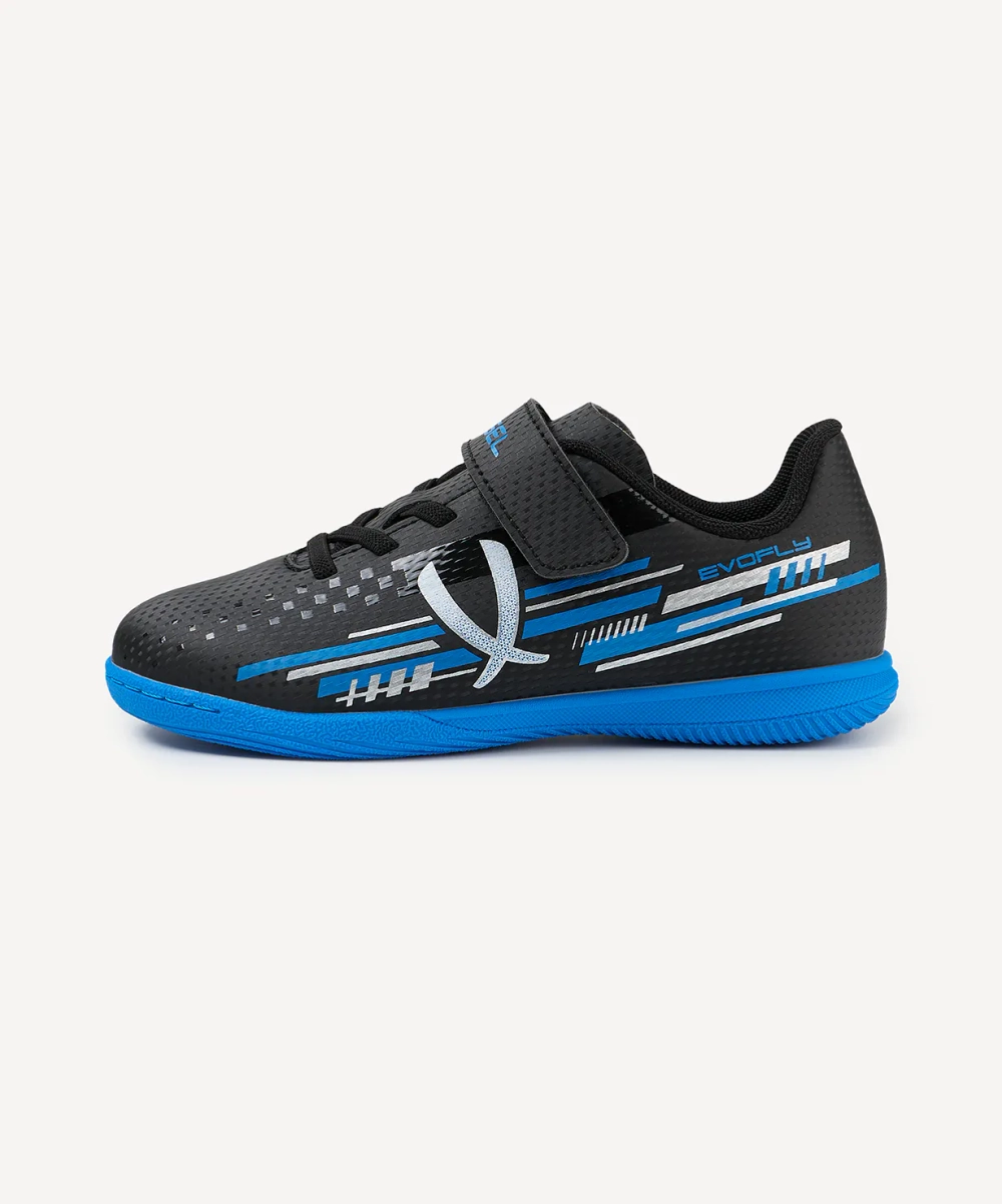 Бутсы зальные Evofly IN Talant Black/blue, детский