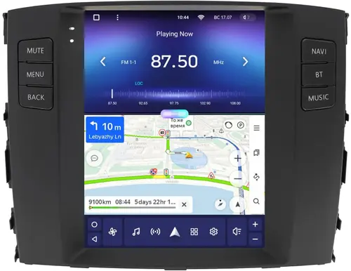 Магнитола для Mitsubishi Pajero 4 2006-2022 (без Rockford, без штатной КЗВ) - Teyes TPRO 2 монитор 9.7" QLED в стиле "Тесла" на Android 10, Быстрая, 4G SIM-слот