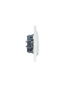 Выключатель 1-кл. СП Минск 10А IP20 бел. Basic EKF ERV10-021-10