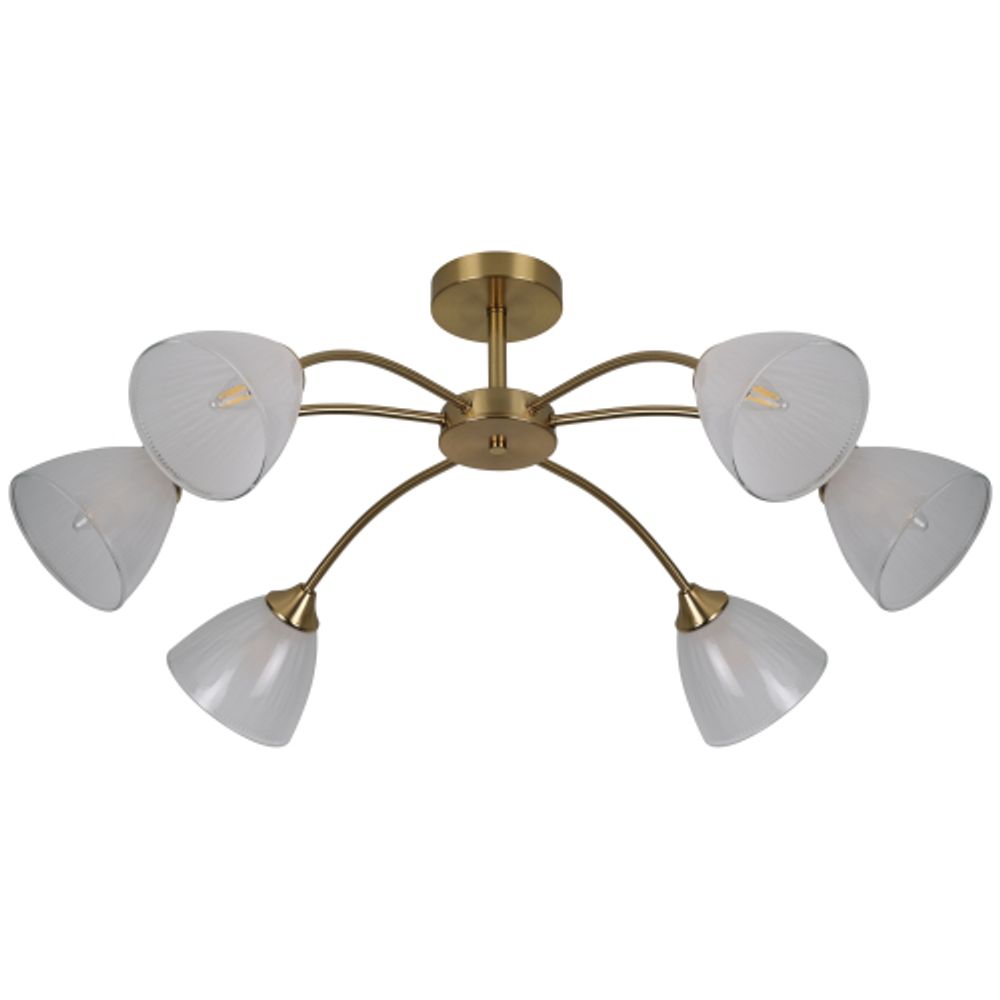 Люстра Rivoli Debra 9189-306 6хЕ27 60 Вт модерн | Rivoli