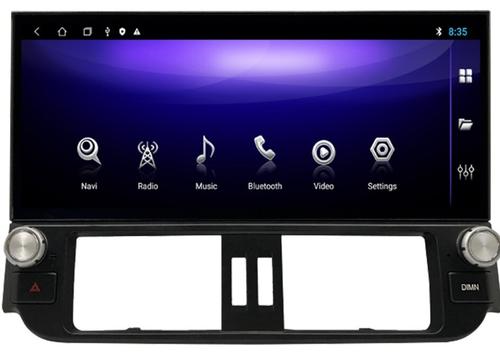 Магнитола для Toyota Land Cruiser Prado 150 2017-2023 - Parafar PF348L12 Android 10, Быстрая, монитро 12.3", CarPlay, 4G SIM-слот