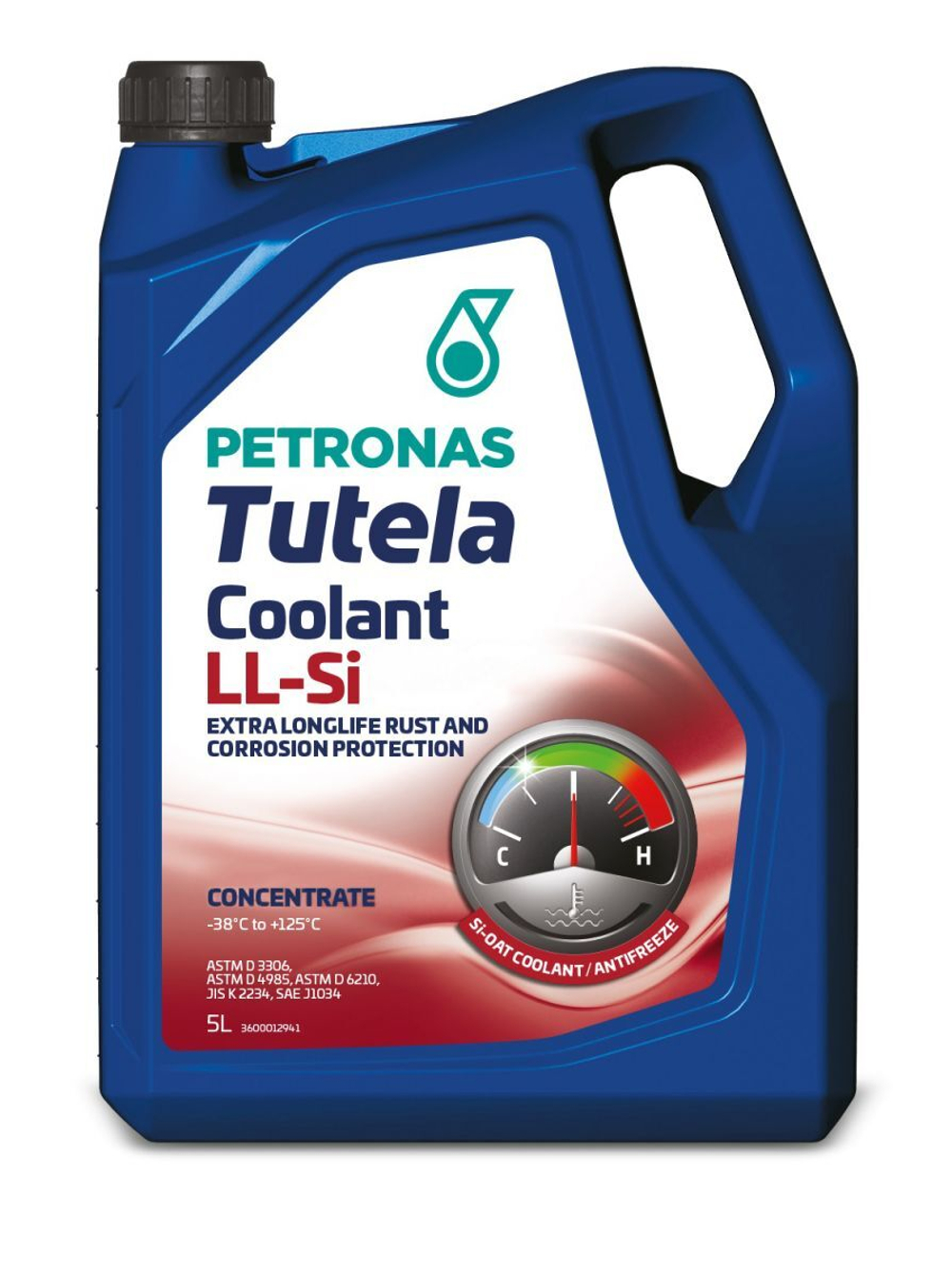 Антифриз (концентрат) красный PETRONAS TUTELA COOLANT LL-SI (G12++) 5л