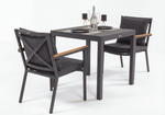 Стол обеденный Ideal Patio ДОЛЛА алюминий 80х80 см (4 ножки)
