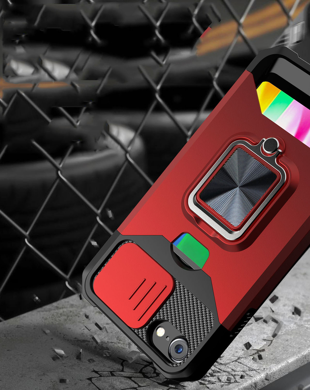 Противоударный чехол Сard Reader Case для iPhone SE 2020 / SE 2022