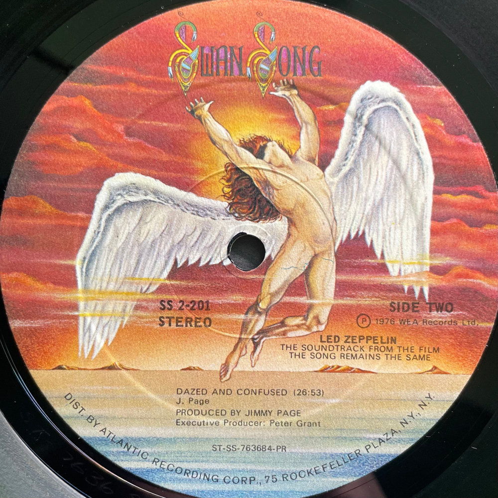 Led Zeppelin - The Soundtrack From The Film The Song Remains The Same 2LP (США 1976г.)