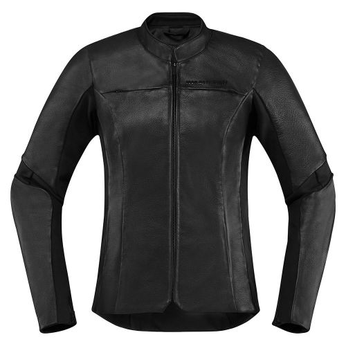 Купить Мотокуртка Кожаная Icon Overlord Leather / Женская / Черный