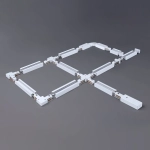 Basic System Коннектор угловой для шинопровода белый TRC-1-1-L-WH