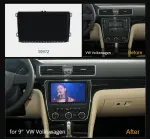 Магнитола для Volkswagen T5, T6, Tiguan, Passat, Polo, Jetta, Amarok, Golf и др., Skoda Fabia, Rapid - Kuberg OL-9972-P на Android 10, Быстрая и, CarPlay, SIM-слот