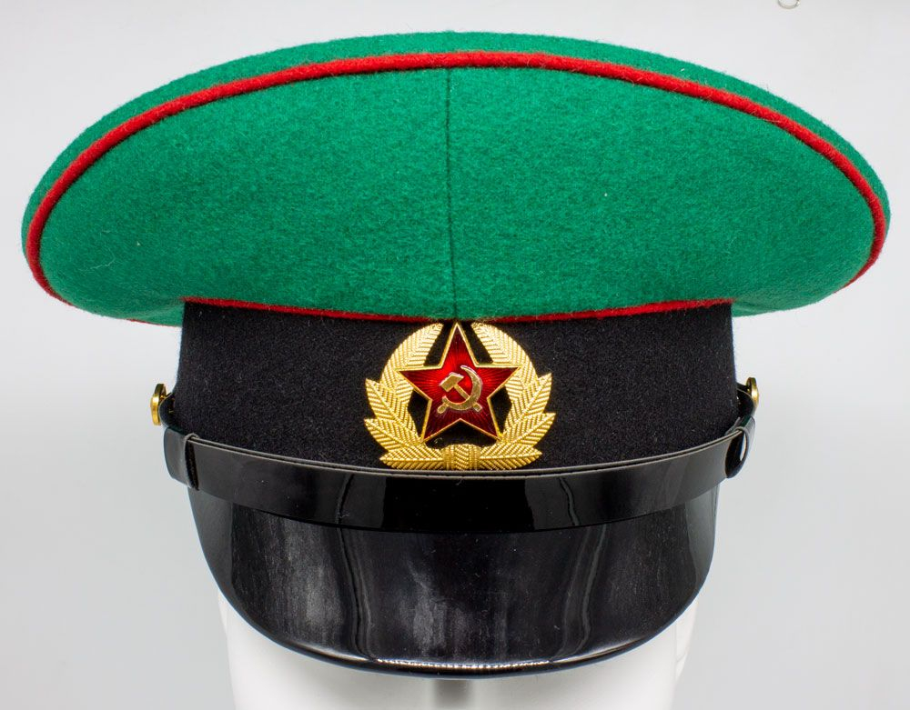 Фуражка ПОВСЕДНЕВНАЯ рядового и сержантского состава ПВ КГБ СССР, размер 55