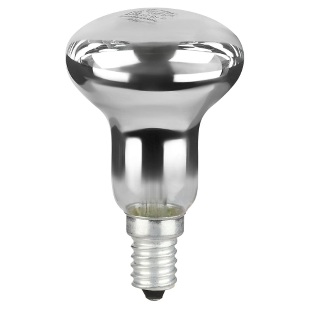 Лампа накаливания ЭРА R50-60-E14-230 60Вт 230В рефлектор цветная коробка E14 | Лампы накаливания Рефлектор (R )