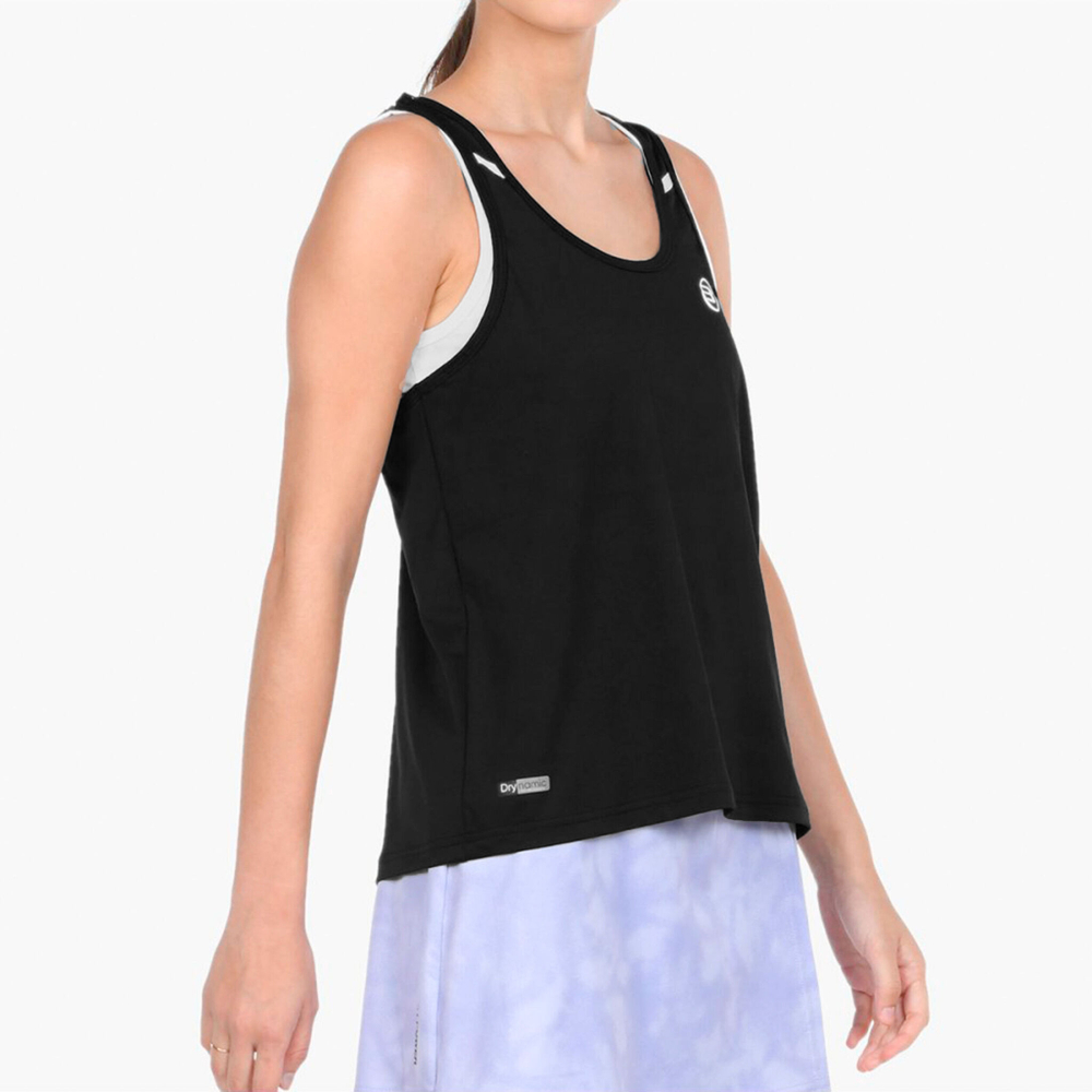 Женская теннисная майка Bullpadel Erase Tank Top Women - Black