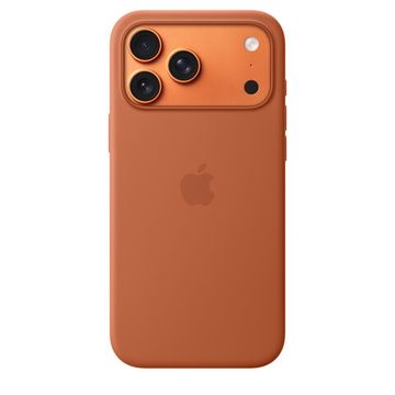 Чехол Silicone Case MagSafe для iPhone 17 Pro Max Терракотовый