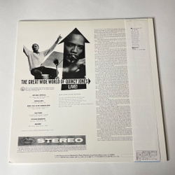 Винтажная виниловая пластинка LP Quincy Jones, The Great Wide World Of Quincy Jones Live (Japan 1984) (Obi) Banjaluka