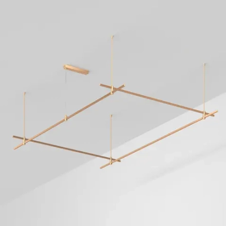 Основание ART-APRIORI-RECTANGLE-ROD-800-3000x2000 (GD) (Arlight, IP20 Металл, 3 года)