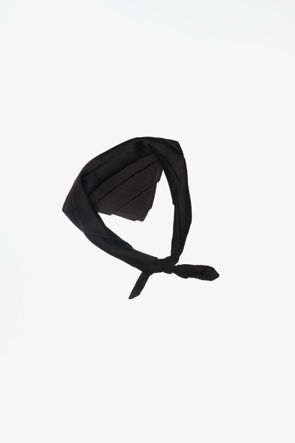 ZARA X JOHN GALLIANO ОДНОТОННАЯ БАНДАНА, ЧЕРНЫЙ
