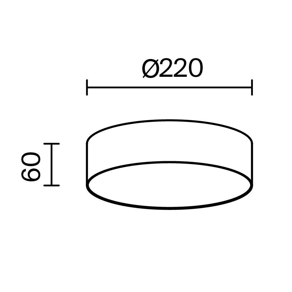 Потолочный светодиодный светильник Maytoni Zon C032CL-24W3K-RD-W
