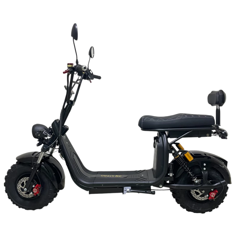 Электроскутер Citycoco GT X7 PRO Черный (2000W) Off Road