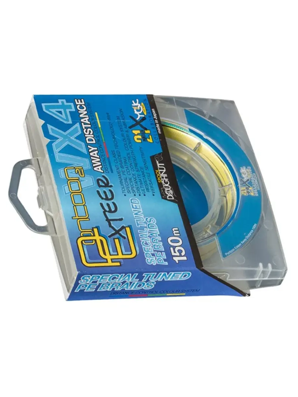 Плетеный шнур Exteer Away Dist 0,128 мм 150 4 нитей 4