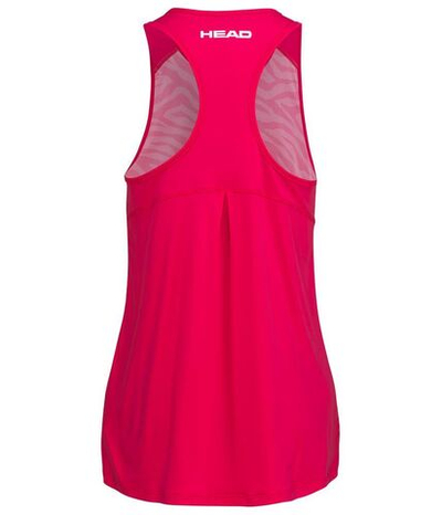 Женский топ теннисный Head Agility Tank Top W - magenta/print vision