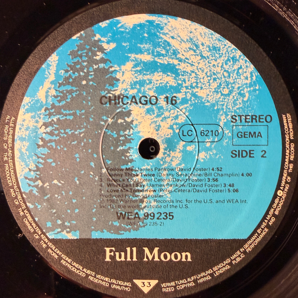 Chicago - Chicago 16 (Германия 1982г.)
