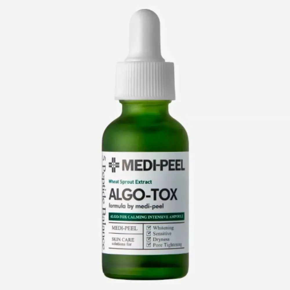MEDI-PEEL Ампульная успокаивающая детокс-сыворотка для лица с ростками пшеницы  Algo-Tox Calming Intensive Ampoule 30 ml