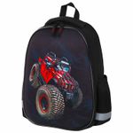 Ранец ПИФАГОР EVA BASIC, 1 отделение, эргономичная спинка, "Big wheels", 39х30х16 см, 271378