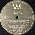 Chicago ‎– Chicago "Live" Beginnings (Канада 1983г.)