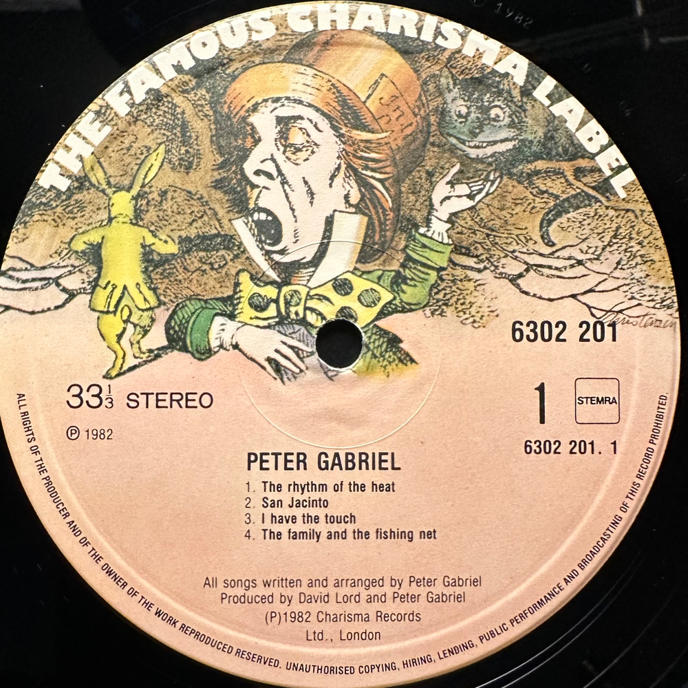 Peter Gabriel - Peter Gabriel (Голландия 1982г.)