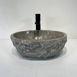 Раковина из мрамора Erozy Grey EM-67041 40x30x15 из натурального камня