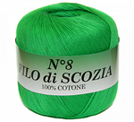 Пряжа Filo Di Scozia №8 50г, 340м, 100%мерсеризованный хлопок (цена за 1 шт)