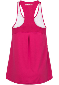 Женский топ теннисный Head Agility Tech Tank Top - mulberry/print vision