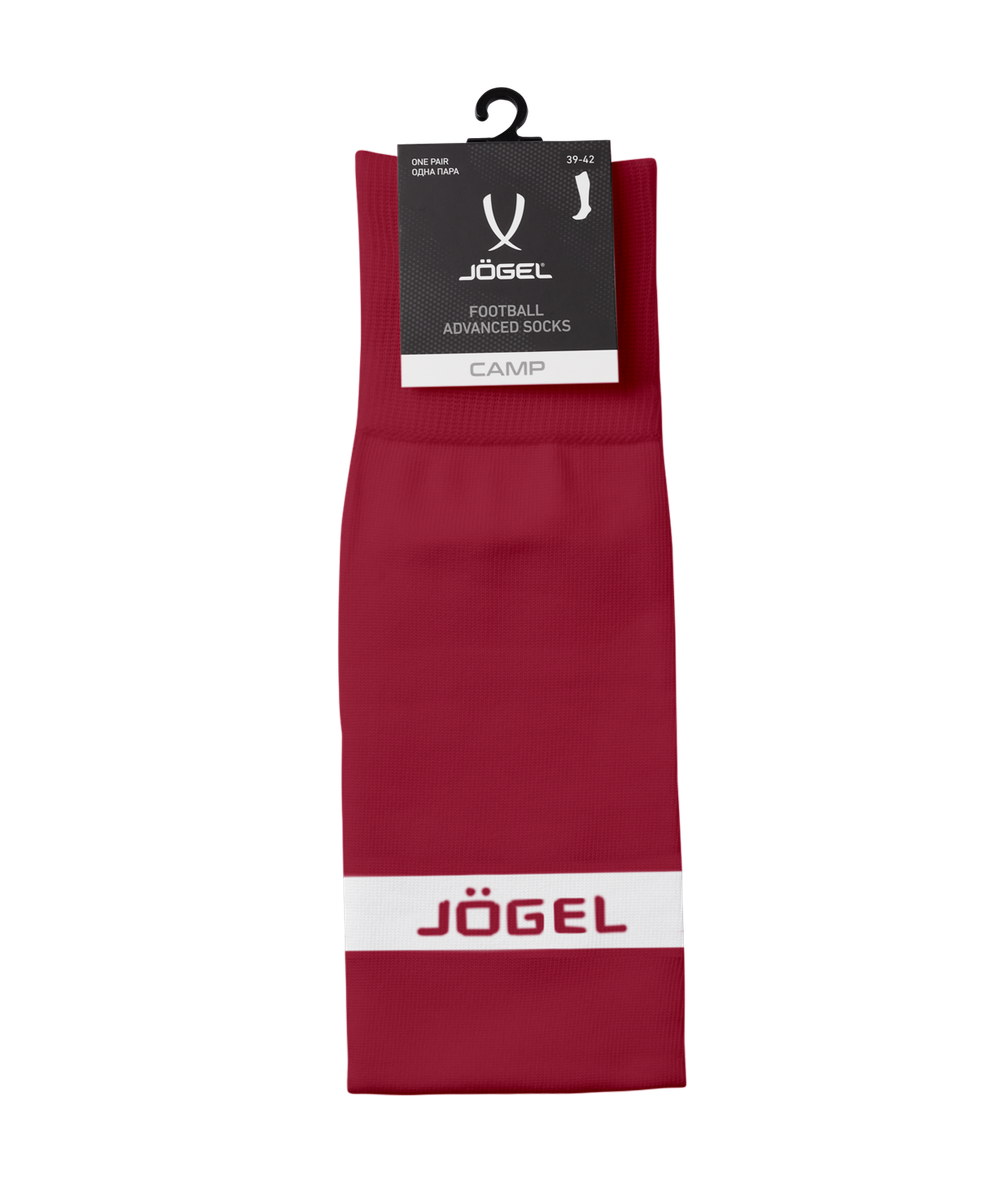 Гетры футбольные CAMP ADVANCED SOCKS, гранатовый/белый