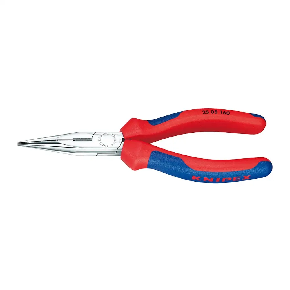 Длинногубцы хромированные 160 мм Knipex 25 05 160 SB