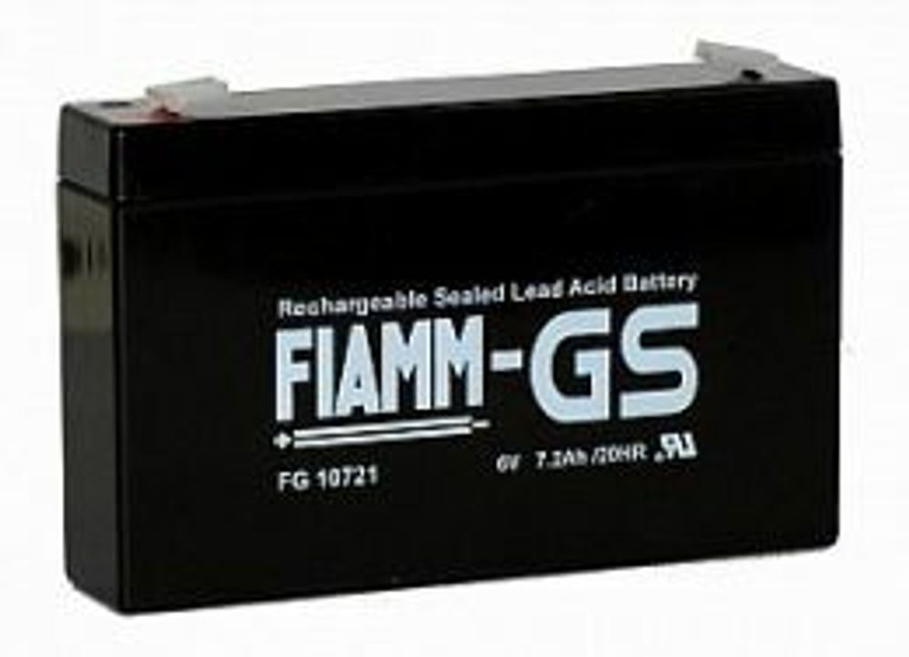 Аккумулятор FIAMM FG10721 - AGM ( 6В / 7,2Ач ) Аккумулятор FIAMM FG10721 - AGM ( 6В / 7,2Ач )