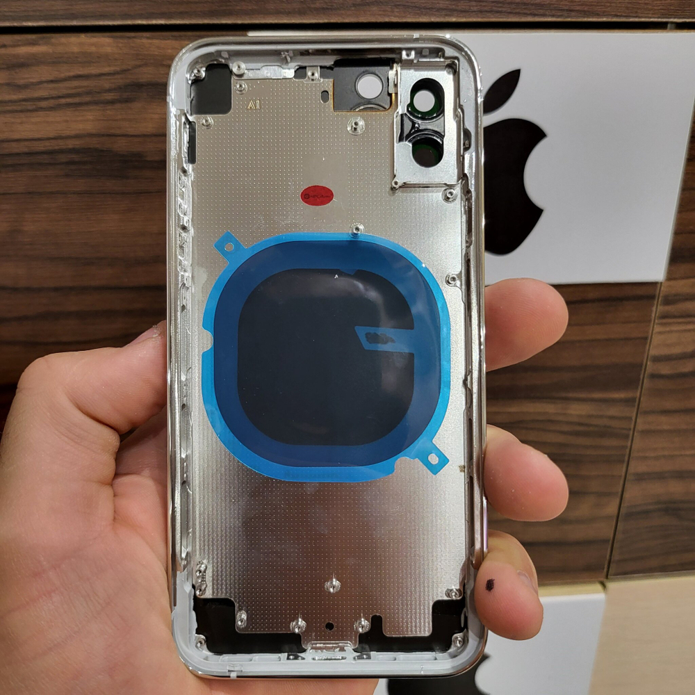 Корпус для iPhone X в стиле iPhone 14Pro (цвет: Silver - Серебристый)