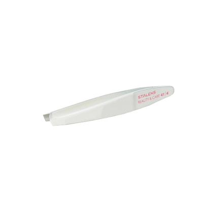 Пинцет для бровей Staleks BEAUTY & CARE 41 TYPE 4 (узкие скошенные кромки)