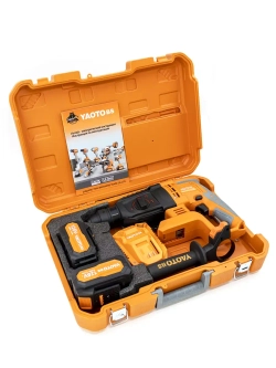 Гайковерт ударный грузовой YAOTO BS 4500 Н·м аккумуляторный 398VF 8.0Ah, квадрат 1", бесщеточный, 5200 уд/мин