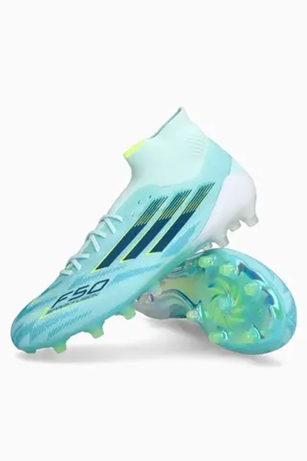 Бутсы adidas F50 Elite Mid FG/AG для женщин - бирюзовый