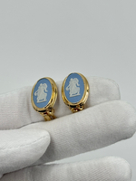 Клипсы Wedgwood голубые