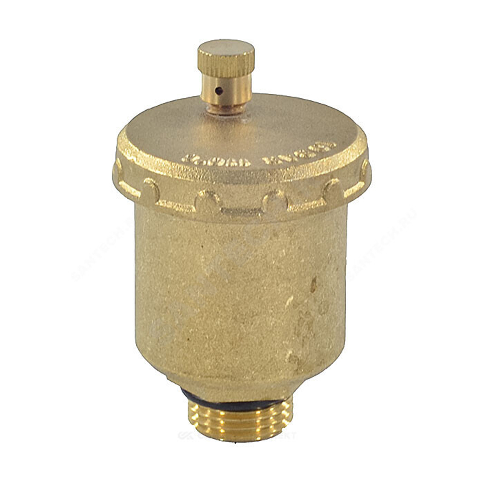 Воздухоотводчик автоматический латунь 5003 Ду 15 Ру10 G1/2" НР прямой Aquasfera 5003-01