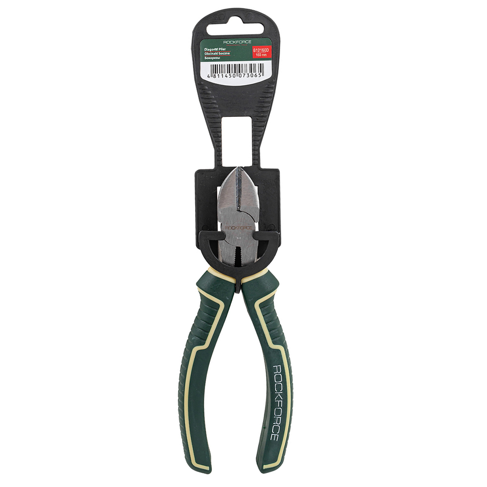 Бокорезы 160мм, на пластиковом держателе RockForce RF-612160D