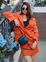 Сумка через плечо маленькая кросс боди для телефона кожаная