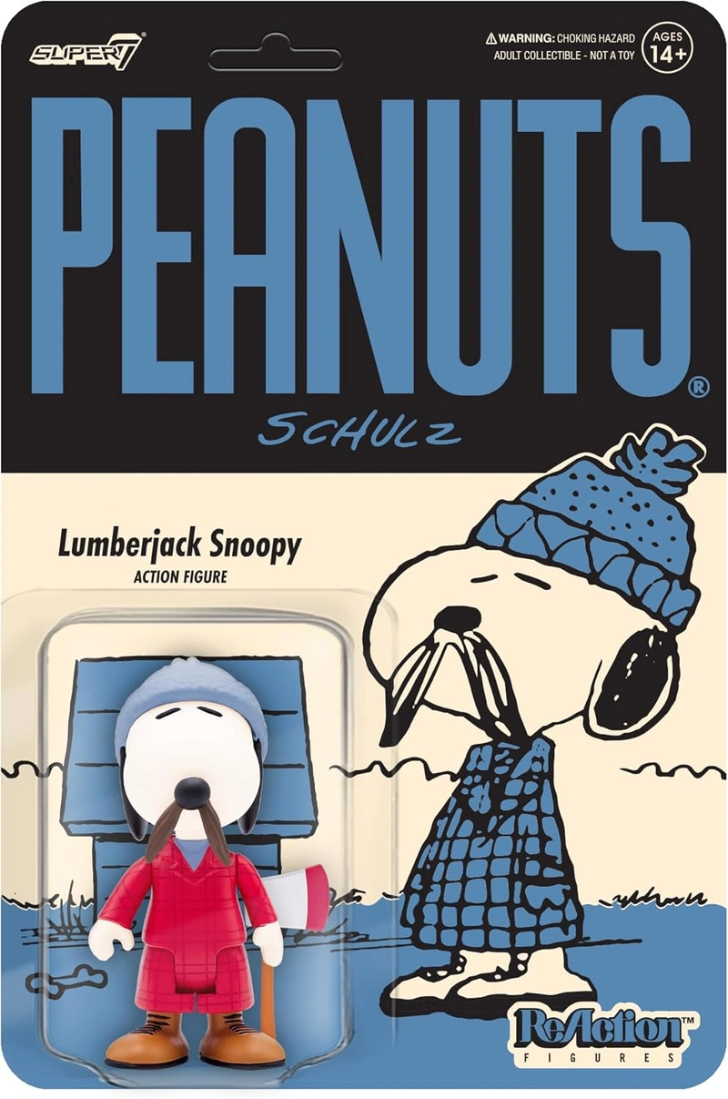 Фигурка Super7 - Peanuts: Lumberjack Snoopy (W5)