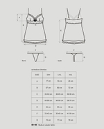 Сорочка цвета шампань с кружевом Carmelove Chemise SM (42-44) (Цвет: шампань)