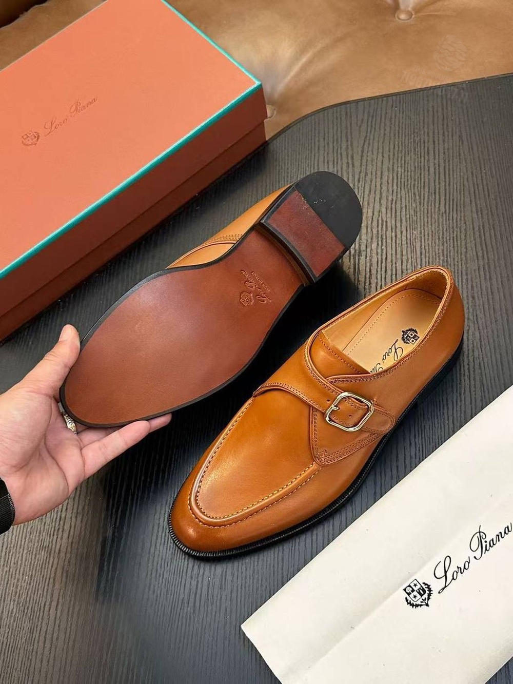 Туфли Loro Piana Sergio Walk Derby